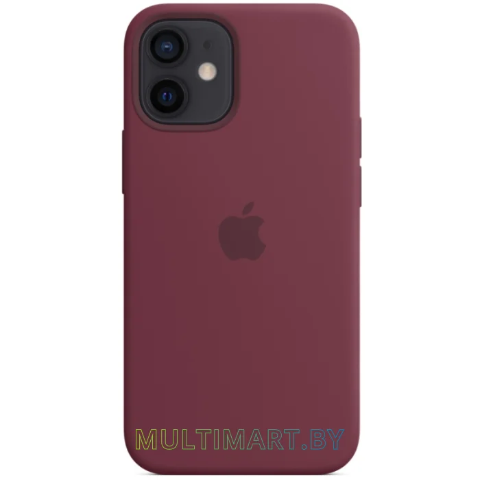 Чехол для телефона Apple MagSafe Silicone Case для iPhone 12 mini (сливовый)